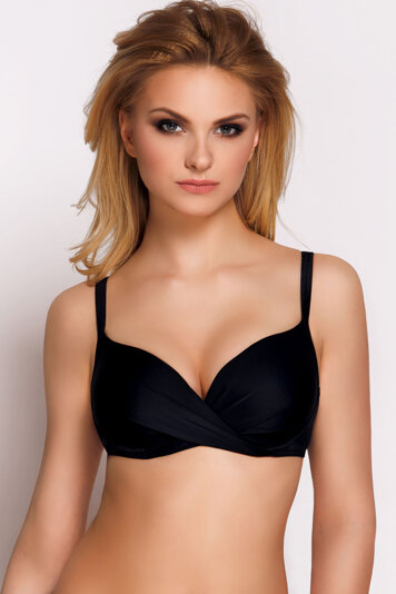 Vivisence 3209 Underwired Bikini Top Padded Cups (Matching Bottoms Available), Black