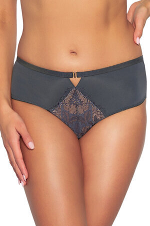 Ava classic women's knickers with lacy details 1936/B Yucca, Grey