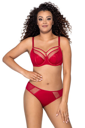 Ava stunning ladies brazilian briefs 1923/B Protea, Red