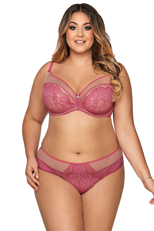 Ava underwired foral semi padded bra 1849 Pink Blink