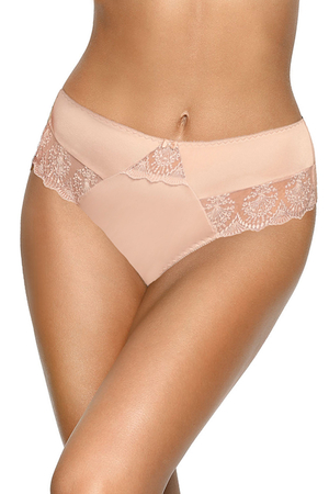 Ava women's plain embroidered briefs 1921 Freesia , Beige