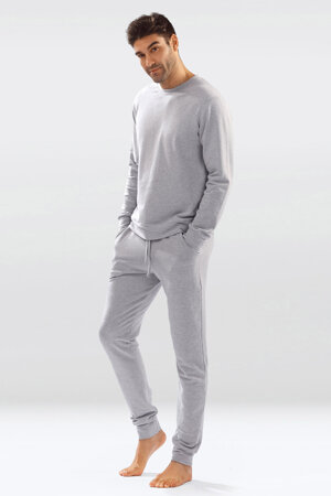 Dkaren smooth classic men's joggers Justin, Grey