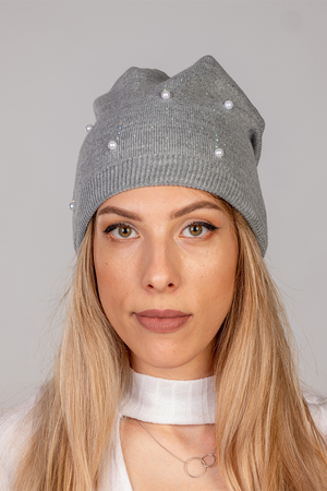 Fil'loo women's warm winter hat CD-19-12, Grey