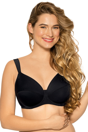 Gaia 075 underwired soft non padded full cup big bust maxi size smooth bra