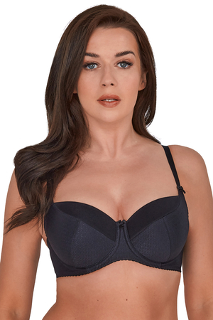 Gaia 281 Kate underwired padded full cup bra non removable adaptable straps