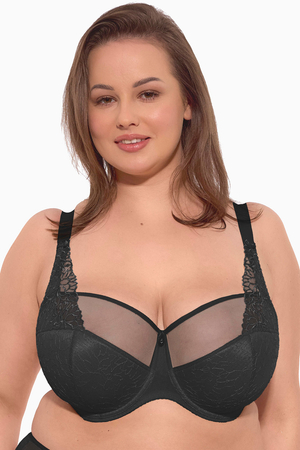 Gaia Semi-padded bra 1300M Maja Maxi, Black