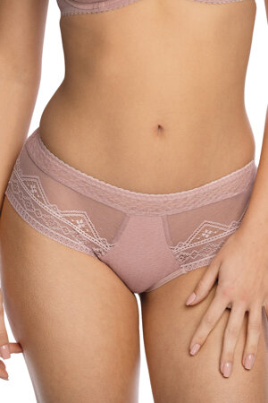 Gaia classic ladies briefs with lace and tulle 059P  , Pink