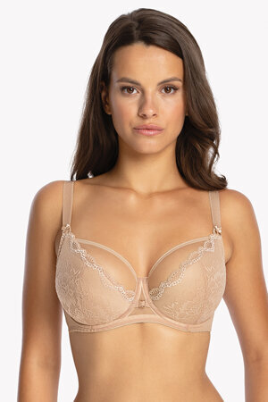 Gaia classic semi padded bra underwired 1110 Iris, Beige