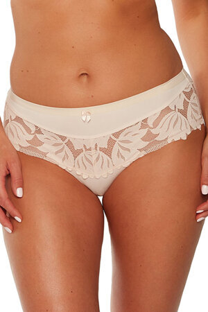 Gaia sexy ladies lace floral briefs 1134P Keto, Beige