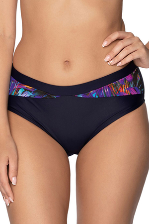 Gaia stylish ladies patterned bikini bottoms 015T Nevis , Dark Blue