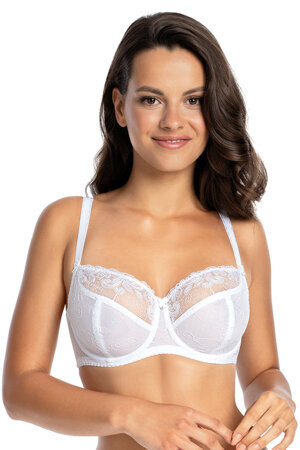 Gaia stylish ladies underwired non padded bra 1027 Eve , White