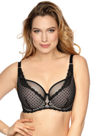 Gaia underwired lace semi padded bra 876 Carrie