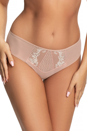 Gorsenia sexy ladies embroidered briefs K691 Blanche, Pink