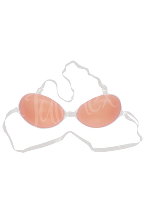 Julimex BS-04 self-adhesive backless clear back silicone strapless push up