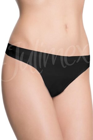 Julimex Lingerie smooth panty thong String, Black