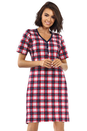 Lorin ladies classic nightdress P-1532 , Dark Blue