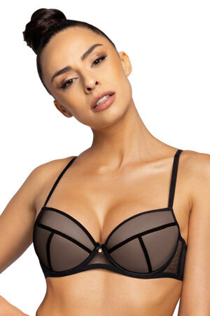 Mat Pushup bra  0193/11/1 Aggie, Black