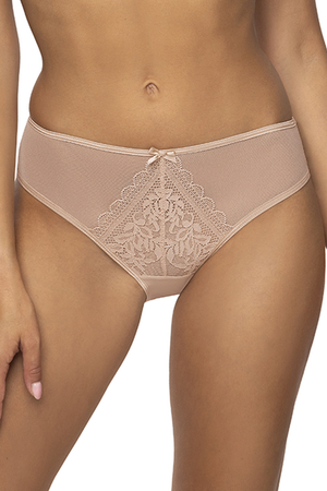 Mat sexy ladies lace floral briefs 0198/5 Estelle, Beige