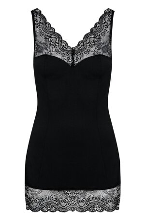 Obsessive Miamor glamorous chemise with sparkling adornments and lacy details