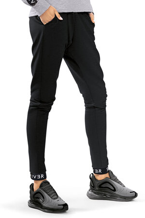 Reviver classic comfortable ladies sweatpants F9505 , Black