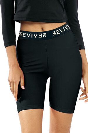 Reviver comfortable classic ladies leggings F9517 , Black-White