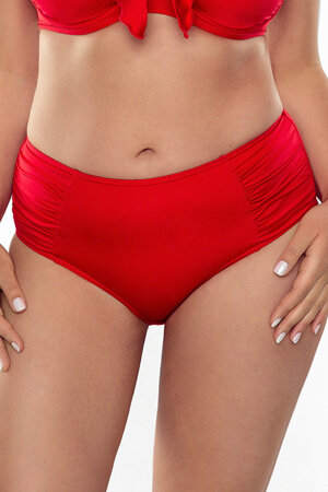 Vivisence 3002 women's bikini bottoms smooth high waist (matching top available), Red