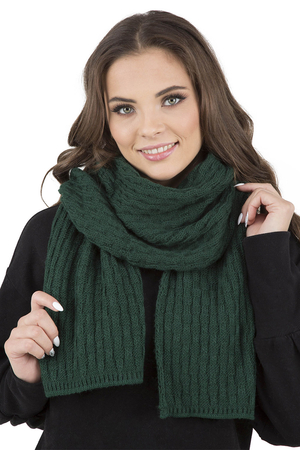 Vivisence Elegant Ladies Winter Scarf Made Of Thick Soft And Warm Fabric For Ultimate Comfort And Style Perfect For Cold Winter And Autumn Days , Green