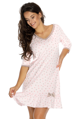 Vivisence Nightdress with a frill 2034 , Pink