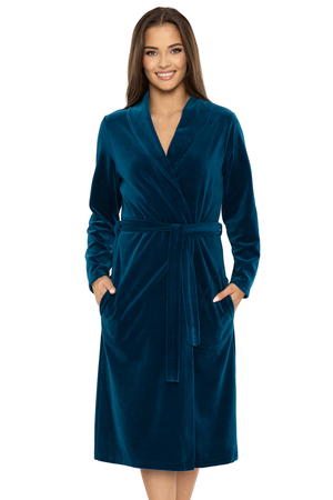 Vivisence comfortable ladies robe 5022 , Dark Turquoise