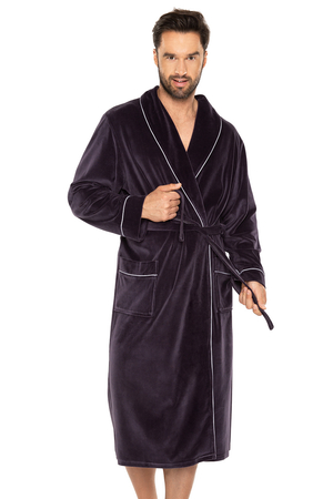 Vivisence smooth elegant men's robe M5001