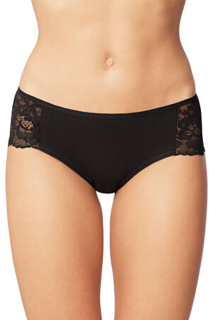 Vivisence women's smooth lace briefs 4009 , Black