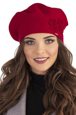 Vivisence women's winter beret 7007, Red