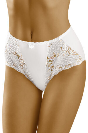 Wol-Bar High waisted briefs for women WB466, White