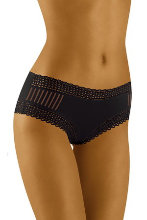 Wolbar lace smooth women's briefs WB407 , Black