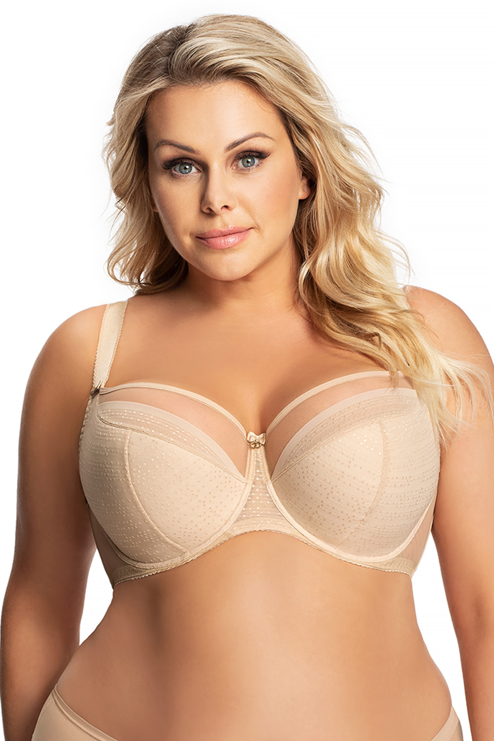 Gorsenia Underwired Semi Padded Bra K680 Christina Beige Beige 