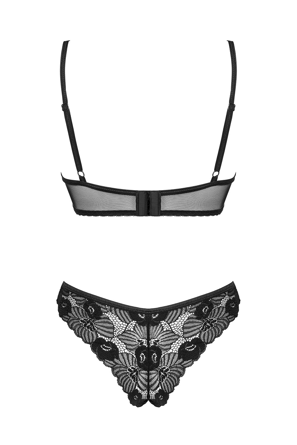 Obsessive women s lingerie set lace bra and briefs Serena Love Black