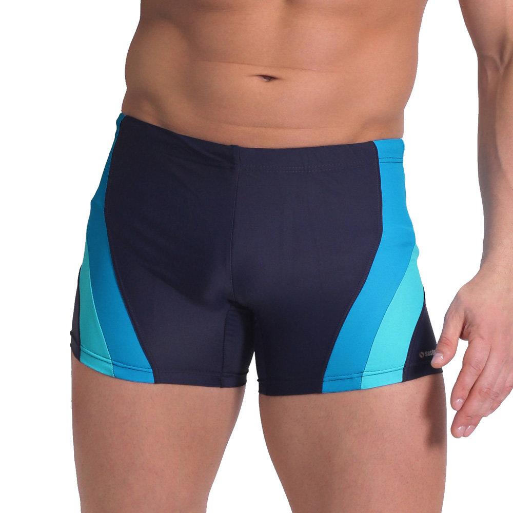 Sesto Senso smooth sports men's swimming trunks BD363 | Dark Blue