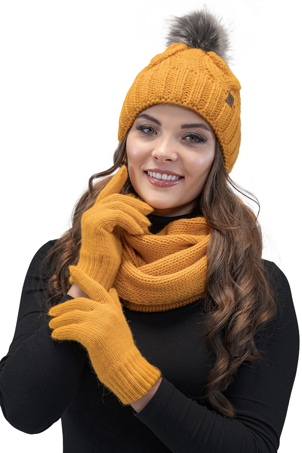 Vivisence Women Winter Loop Scarf Warm And Cozy Neck Covering For Winter And Autumn Warm Thick 2942