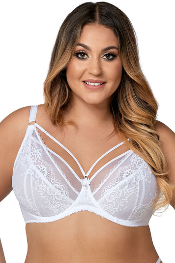 Ava Soft lacy bra  1824 Venus Maxi, White