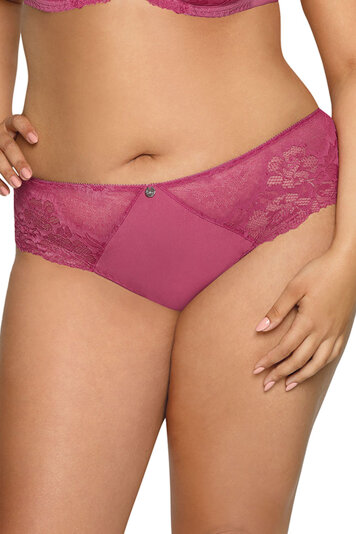 Ava floral lace briefs 1946 Coral Bells, Pink