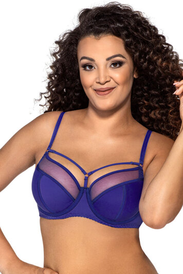 Ava underiwred semi padded bra 1030/1 Novato Lux Maxi, Blue