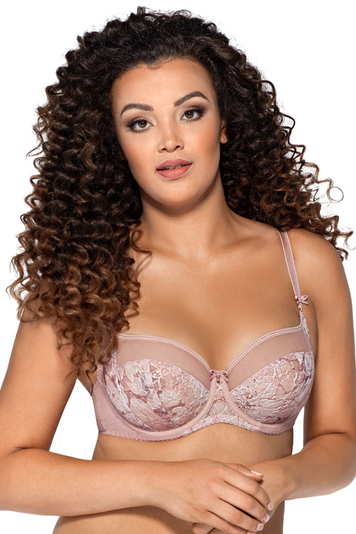 Ava underwired lace non padded bra 1982 Lianel Maxi, Pink