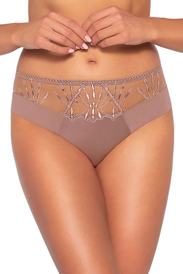 Ava women's embroidered briefs 2034 Neve, Beige