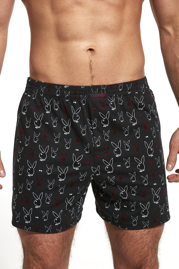 Cornette Classic 001/94 Playboy boxers for men, Black