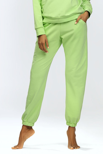 Dkaren comfortable sweatpants for women Wenezja, Light Green