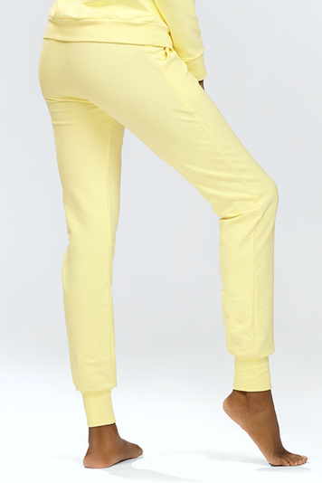 Dkaren ladies classic sweat pants Seattle , Yellow