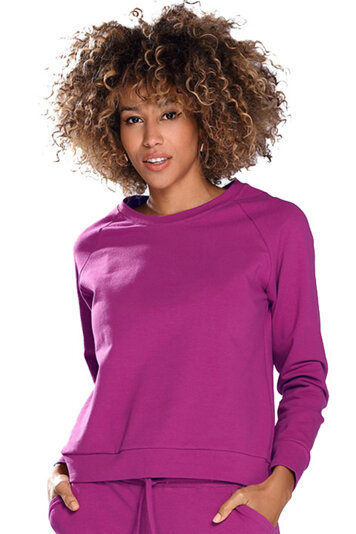 Dkaren ladies' cotton sweatshirt Wenezja , Fuchsia