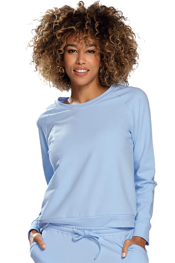 Dkaren ladies' cotton sweatshirt Wenezja , Light Blue