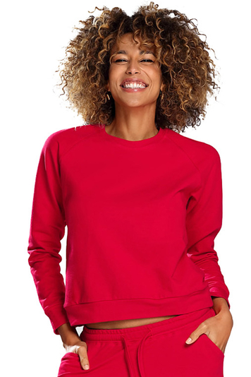 Dkaren ladies' cotton sweatshirt Wenezja , Red