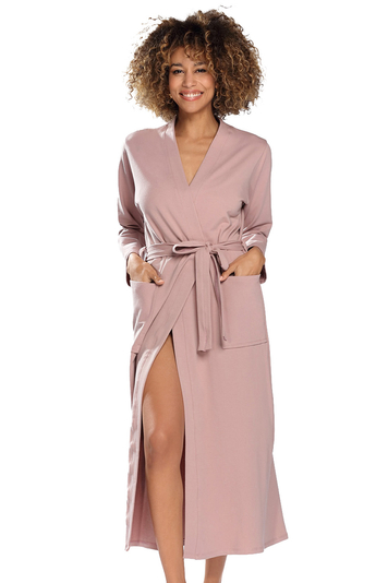 Dkaren ladies dressing gown Melissa , Pink